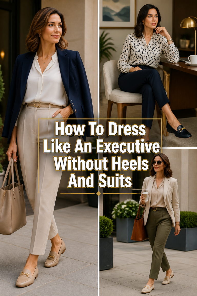 💼 How To Dress Like An Executive Without Heels And Suits
